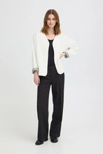 Load image into Gallery viewer, Ichi Kate quilted jacket patterned jacket Cloud Dancer - CW CW 
