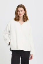 Load image into Gallery viewer, Ichi Kate quilted jacket patterned jacket Cloud Dancer - CW CW 

