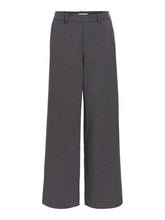 Load image into Gallery viewer, Object Lisa wide leg classic trouser Medium Grey Melange
