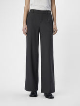 Load image into Gallery viewer, Object Lisa wide leg classic trouser Medium Grey Melange
