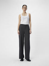 Load image into Gallery viewer, Object Lisa wide leg classic trouser Medium Grey Melange
