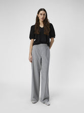 Load image into Gallery viewer, Object Lisa wide leg tailored trouser Ticking Stripe
