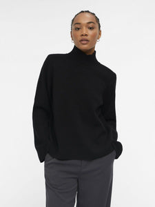 Object Reynard high neck knit Black