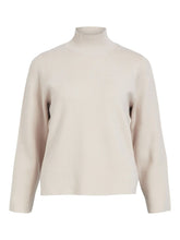 Load image into Gallery viewer, Object Reynard high neck knit Silver Oat
