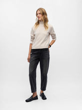 Load image into Gallery viewer, Object Reynard high neck knit Silver Oat

