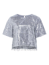 Load image into Gallery viewer, Object Tella sequin top Silver
