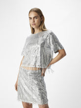 Load image into Gallery viewer, Object Tella sequin top Silver
