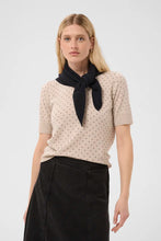 Load image into Gallery viewer, Part Two Damine open knit small scarf Dark Navy
