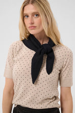 Load image into Gallery viewer, Part Two Damine open knit small scarf Dark Navy
