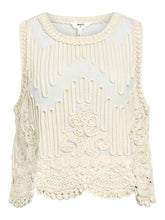 Load image into Gallery viewer, Object Prima corded lace ornate top Sandshell
