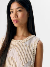 Load image into Gallery viewer, Object Prima corded lace ornate top Sandshell
