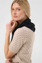 Load image into Gallery viewer, Part Two Damine open knit small scarf Dark Navy
