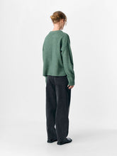 Load image into Gallery viewer, Object Juno crew neck pointelle detail jumper Laurel Wreathe
