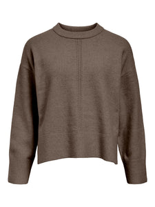 Object Juno crew neck pointelle detail jumper Morel