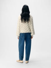 Load image into Gallery viewer, Object Sava barrel leg ankle dart detail jeans Medium Blue Denim
