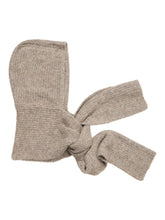 Load image into Gallery viewer, Object Milu hooded knit scarf Humus
