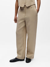 Load image into Gallery viewer, Object Rini pinstripe wide trouser Hummus - CW CW 
