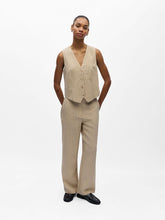 Load image into Gallery viewer, Object Rini pinstripe wide trouser Hummus - CW CW 
