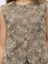 Load image into Gallery viewer, Object Kerry corded gilet vest top Morel - CW CW 

