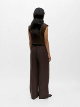 Load image into Gallery viewer, Object Molly high waist softly tailored trouser Chocolate - CW CW 
