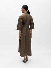 Load image into Gallery viewer, Object Elly Hope midi shirt dress Morel - CW CW 
