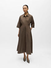 Load image into Gallery viewer, Object Elly Hope midi shirt dress Morel - CW CW 
