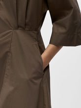 Load image into Gallery viewer, Object Elly Hope midi shirt dress Morel - CW CW 
