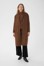 Load image into Gallery viewer, Part Two Lorelaiana longline coat Downtown Brown - CW CW 
