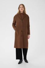 Load image into Gallery viewer, Part Two Lorelaiana longline coat Downtown Brown - CW CW 
