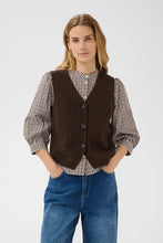 Load image into Gallery viewer, Part Two Sylva knitted wool waistcoat - CW CW 
