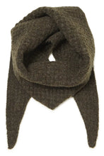 Load image into Gallery viewer, Ichi Folthea waffle triangle scarf Rosin
