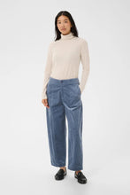 Load image into Gallery viewer, Part Two Netta corduroy cargo pocket trouser Flint Stone
