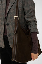 Load image into Gallery viewer, Part Two Coryla Suede shoulder bag Mole
