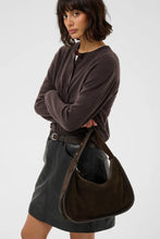 Load image into Gallery viewer, Part Two Corilia suede handbag Mole
