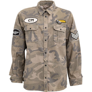 Costamani Badge detail jacket Camouflage