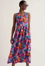 Load image into Gallery viewer, Seasalt Lowland Heather linen dress Floral Tropic Shapes Chalk - CW CW 
