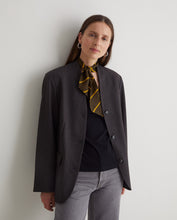 Load image into Gallery viewer, Yerse striped silk necktie Brown
