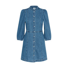 Load image into Gallery viewer, Part Two Polla denim shirt dress Medium Blue
