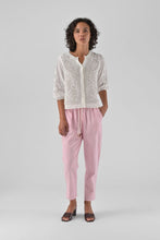 Load image into Gallery viewer, Orfeo Lola ticking stripe trouser Rose - CW CW 
