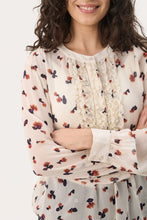 Load image into Gallery viewer, Part Two Prisca ruffle georgette blouse Multi Mini Blurred
