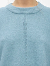 Load image into Gallery viewer, Object Juno pointelle detail knit Blue Shadow

