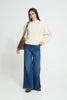 Ichi Curley teddy texture pullover Birch