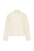 Ichi Curley teddy texture pullover Birch
