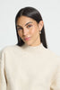 Ichi Curley teddy texture pullover Birch