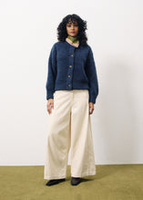 Load image into Gallery viewer, FRNCH Megane plain boucle cardigan Bleu Marine
