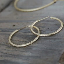 Load image into Gallery viewer, Dansk Audrey Glow Hoop Earring Gold Plating
