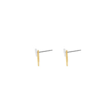 Load image into Gallery viewer, Dansk Theia 2 in 1 circle dot earring Gold &amp; Silver Plating
