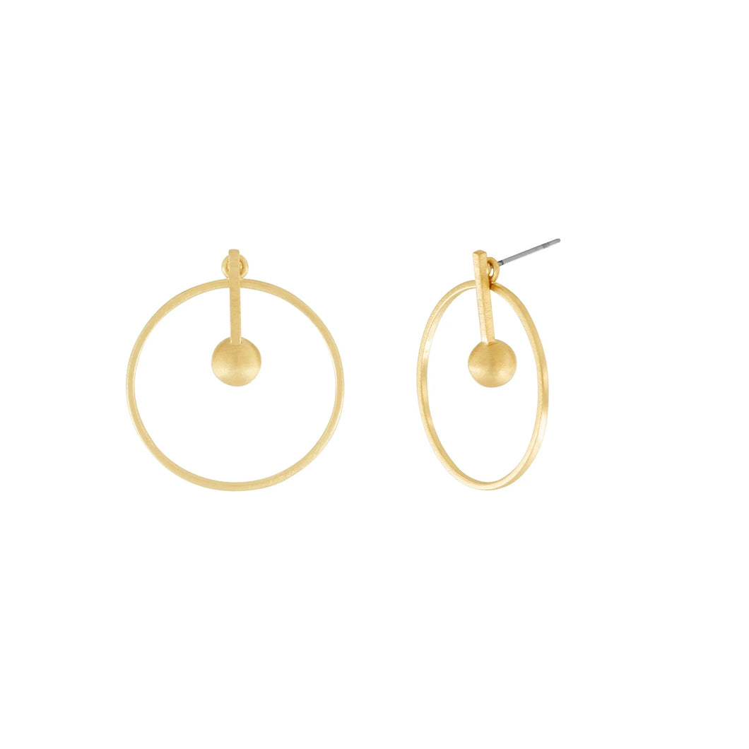 Dansk Tabitha Interstellar multi-styleable earring Gold Plating