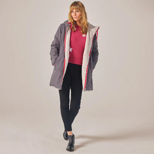 Rino & Pelle Javin reversible coat with faux fur Hunter & Birch