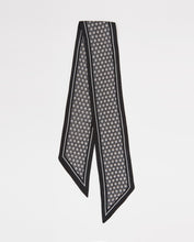 Load image into Gallery viewer, Yerse Geometric bow tie scarf Black Grey
